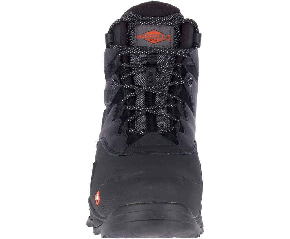 Botas Homem - Merrell Thermo Adventure 6\" Ice+ Waterproof Comp Toe - Pretas - EAZ982710